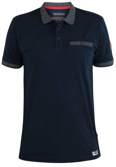 D555 Walker Polo Navy - Polos - Polos homme grande taille