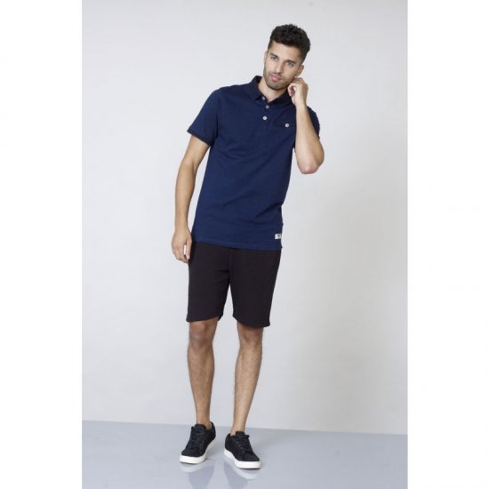 D555 Jerell Polo Navy - Polos - Polos homme grande taille