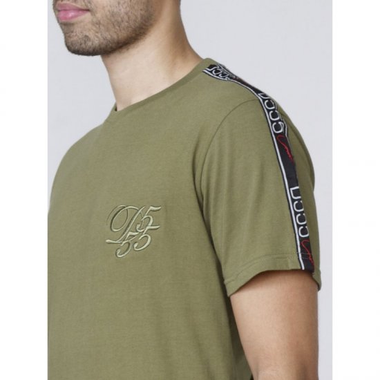 D555 Kambria Couture T-shirt Khaki - T-shirts - T-shirts Homme Grande Taille