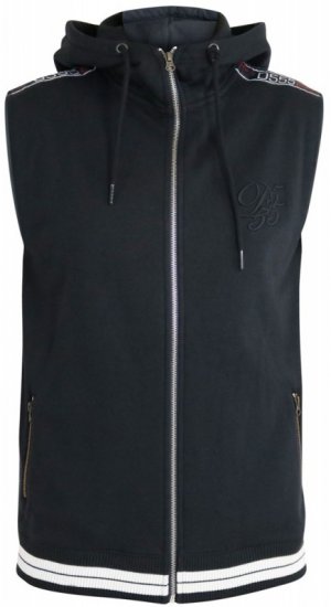 D555 Chemung Short Sleeve Hoodie Black - Sweatshirts & hoodies - Sweatshirts/Hoodies grande taille homme