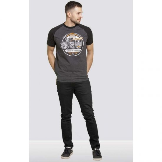 D555 Dallas T-shirt Charcoal - T-shirts - T-shirts Homme Grande Taille