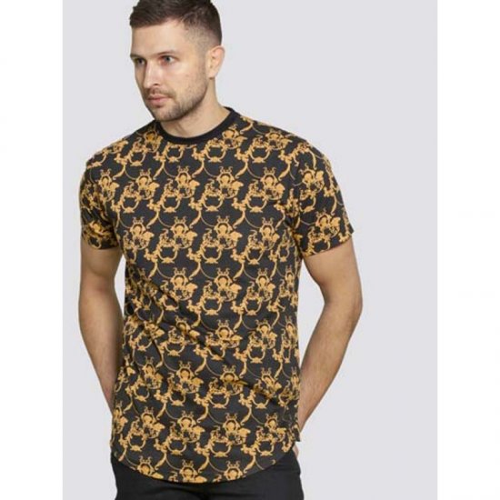 D555 Dave Couture T-shirt Black - T-shirts - T-shirts Homme Grande Taille