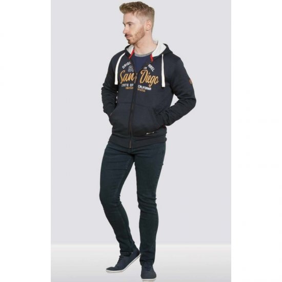 D555 Stockton Hoodie Navy - Sweatshirts & hoodies - Sweatshirts/Hoodies grande taille homme