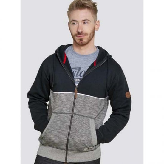 D555 Lamarsh Hoodie Navy - Sweatshirts & hoodies - Sweatshirts/Hoodies grande taille homme