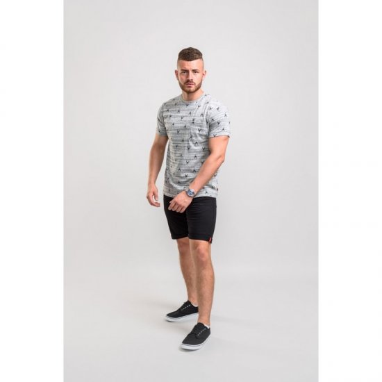 D555 Dario T-shirt Grey - T-shirts - T-shirts Homme Grande Taille