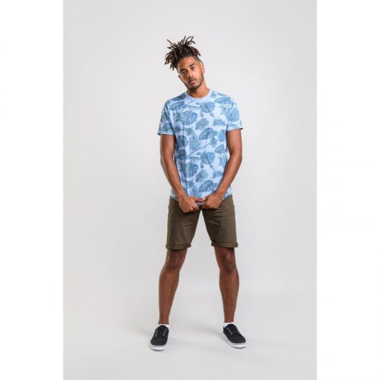 D555 Seymour T-shirt Blue - T-shirts - T-shirts Homme Grande Taille