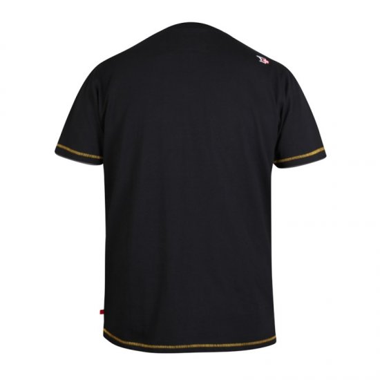 D555 Shelby T-shirt Black - T-shirts - T-shirts Homme Grande Taille