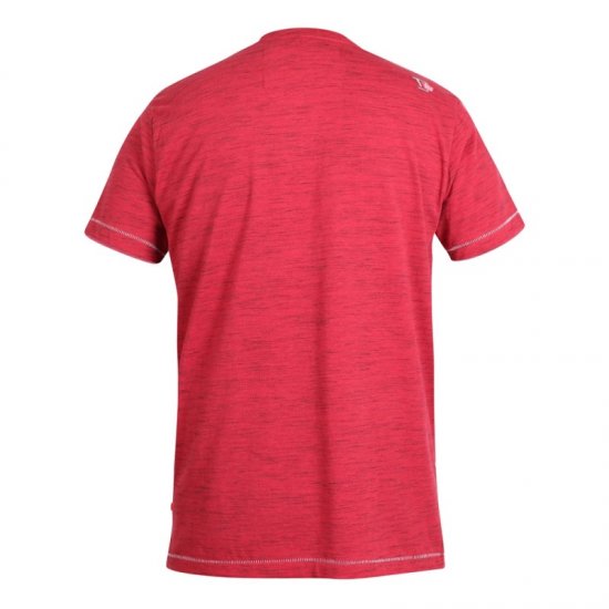 D555 Shelton T-shirt Red - T-shirts - T-shirts Homme Grande Taille