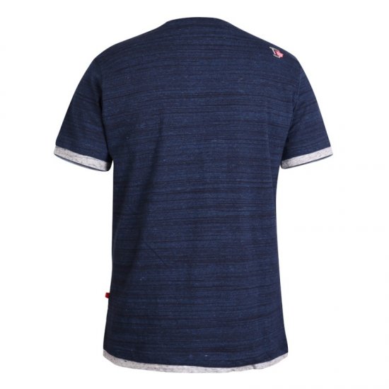 D555 Finn T-shirt Navy - T-shirts - T-shirts Homme Grande Taille