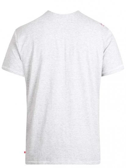 D555 Jenson T-shirt Grey - T-shirts - T-shirts Homme Grande Taille