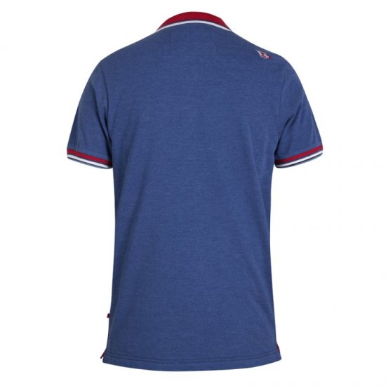 D555 Nigel Polo Denim Blue - Polos - Polos homme grande taille