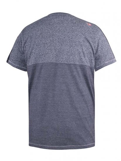 D555 Anson Originals Printed T-shirt Denim Marl - T-shirts - T-shirts Homme Grande Taille