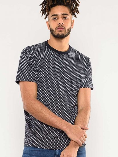 D555 Canton T-shirt Navy - T-shirts - T-shirts Homme Grande Taille