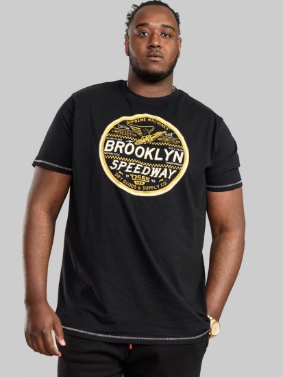 D555 Wadebridge Speedway Printed T-Shirt - T-shirts - T-shirts Homme Grande Taille