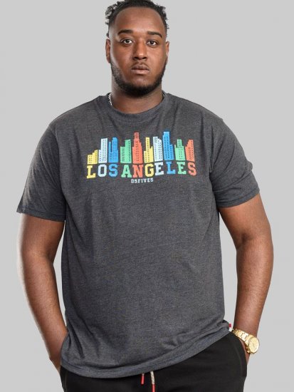 D555 Hemford Printed T-Shirt - T-shirts - T-shirts Homme Grande Taille