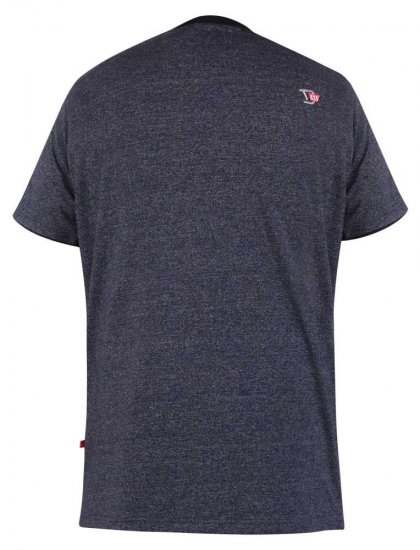 D555 Tiverton Printed Fine Stripe T-shirt - T-shirts - T-shirts Homme Grande Taille