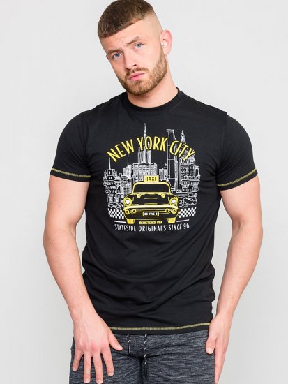 D555 WINGMORE Printed T-Shirt - T-shirts - T-shirts Homme Grande Taille