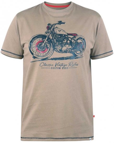 D555 RAMSGATE Printed T-Shirt - T-shirts - T-shirts Homme Grande Taille