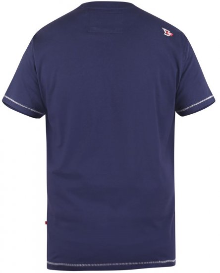 D555 CANTERBURY Printed T-Shirt - T-shirts - T-shirts Homme Grande Taille