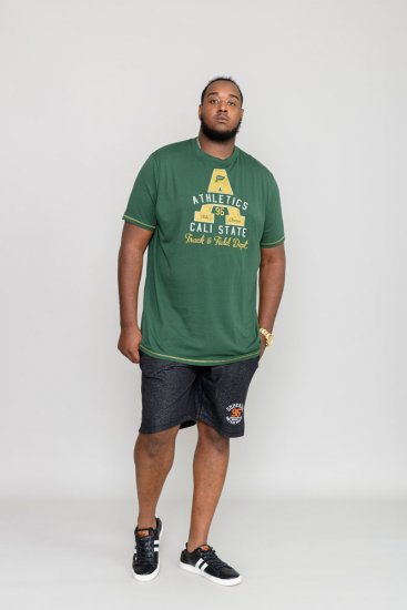 D555 TOVIL Printed T-Shirt - T-shirts - T-shirts Homme Grande Taille
