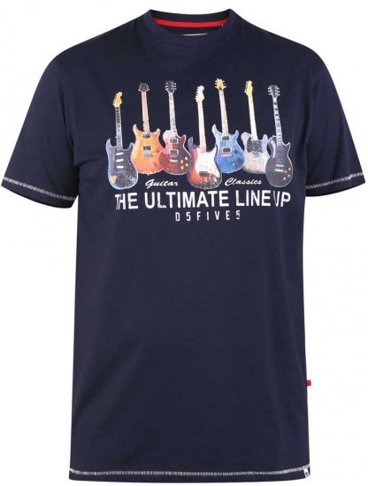 D555 PICKEMHAM Printed T-Shirt - T-shirts - T-shirts Homme Grande Taille