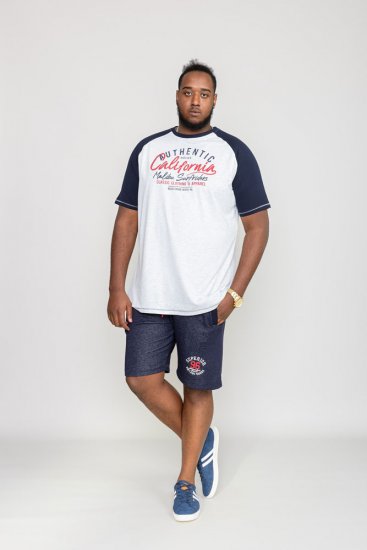 D555 SPARROW Printed T-Shirt - T-shirts - T-shirts Homme Grande Taille