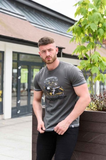 D555 BEXLEYHEATH Motorcycle Club T-Shirt - T-shirts - T-shirts Homme Grande Taille