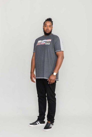 D555 SOHO American Number Plate T-Shirt - T-shirts - T-shirts Homme Grande Taille