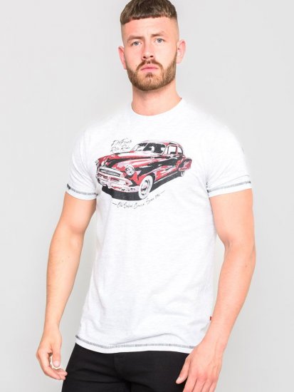 D555 LOUGHTON Old School Car T-Shirt - T-shirts - T-shirts Homme Grande Taille
