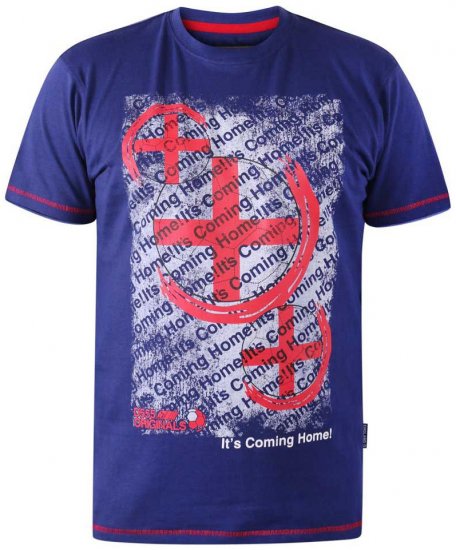D555 GOAL Coming Home Football T-Shirt - T-shirts - T-shirts Homme Grande Taille
