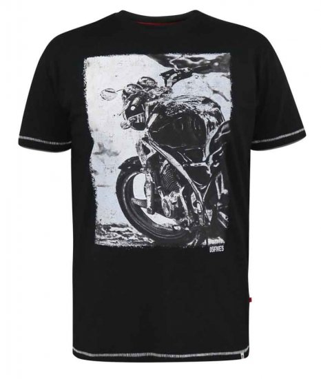 D555 Pinewood Photographic Bike Printed T-Shirt - T-shirts - T-shirts Homme Grande Taille