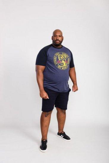 D555 Steeple Official Cobra Kai Printed T-Shirt - T-shirts - T-shirts Homme Grande Taille