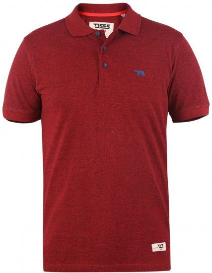 D555 WINCHESTER Red Polo Shirt - Polos - Polos homme grande taille