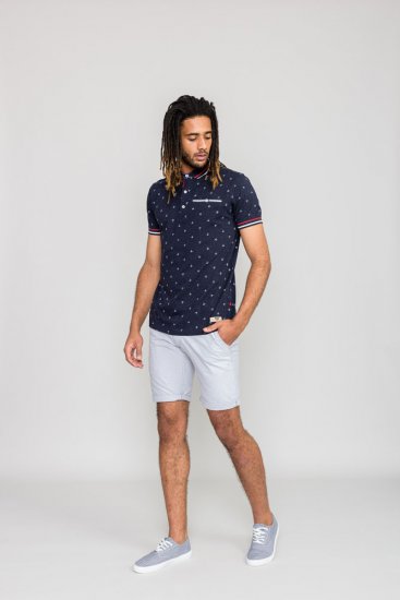 D555 SWINDON Print Polo Shirt - Polos - Polos homme grande taille