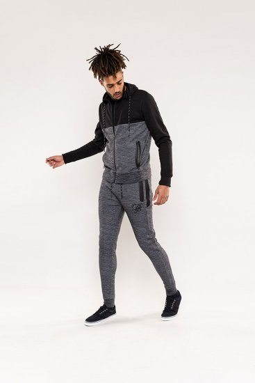 D555 Finnley Couture Hoody With Chest Embroidery Black - Sweatshirts & hoodies - Sweatshirts/Hoodies grande taille homme