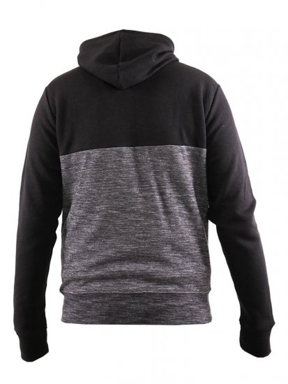 D555 Finnley Couture Hoody With Chest Embroidery Black - Sweatshirts & hoodies - Sweatshirts/Hoodies grande taille homme