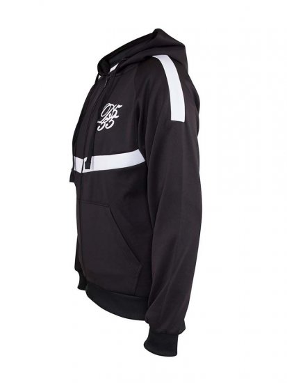 D555 Bristol Couture Zip Through Hoody Black - Sweatshirts & hoodies - Sweatshirts/Hoodies grande taille homme