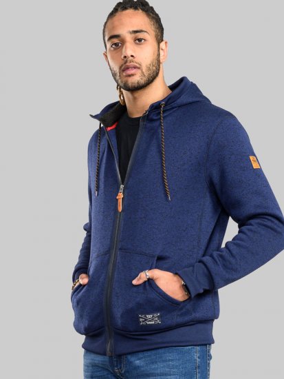 D555 Callington Hoodie With Sherpa Lining - Sweatshirts & hoodies - Sweatshirts/Hoodies grande taille homme