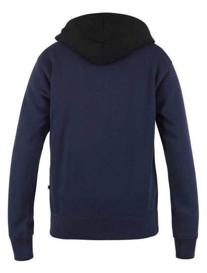 D555 Silverton Contrast Panneled Hoodie Navy - Sweatshirts & hoodies - Sweatshirts/Hoodies grande taille homme