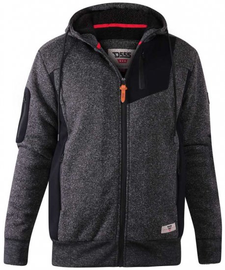 D555 Crofton Hoodie With Sherpa Lining - Sweatshirts & hoodies - Sweatshirts/Hoodies grande taille homme