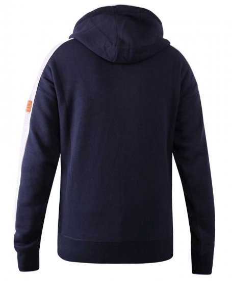 D555 Eaton Full Zip Hoodie Navy - Sweatshirts & hoodies - Sweatshirts/Hoodies grande taille homme