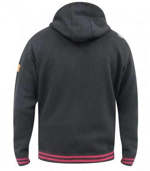 D555 Patrick Full Zip Hoody With 'Motorcycle' Chest Print - Sweatshirts & hoodies - Sweatshirts/Hoodies grande taille homme