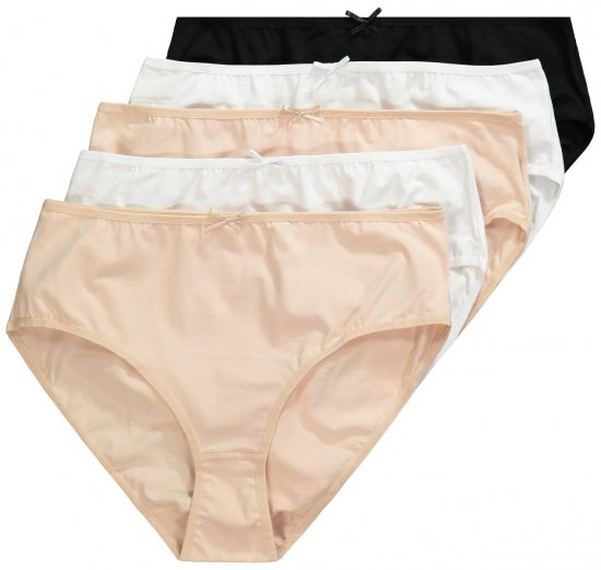 Ulla Popken 700384 Culottes lot de 5 Multicolore - Culottes - 