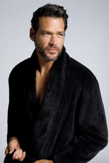 JP1880 Bathrobe with Spacious Patch Pockets Black - Sous-vêtements & bain - Sous-vêtements Grande Taille