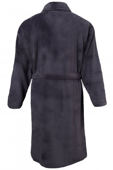 JP1880 Bathrobe with Spacious Patch Pockets Grey - Sous-vêtements & bain - Sous-vêtements Grande Taille