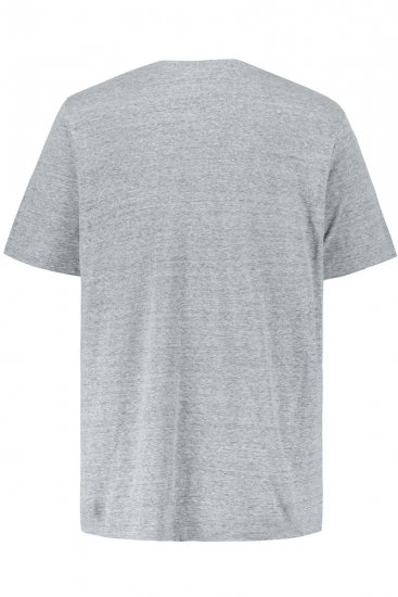 JP1880 702415 T-shirt à col V Gris chiné - T-shirts - T-shirts Homme Grande Taille