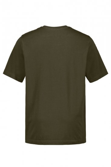 JP1880 702558 T-shirt à col rond Olive foncé - T-shirts - T-shirts Homme Grande Taille