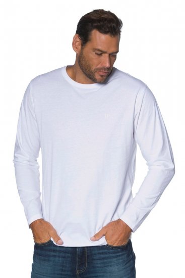 JP1880 702559 T-shirt à manches longues Blanc - T-shirts - T-shirts Homme Grande Taille