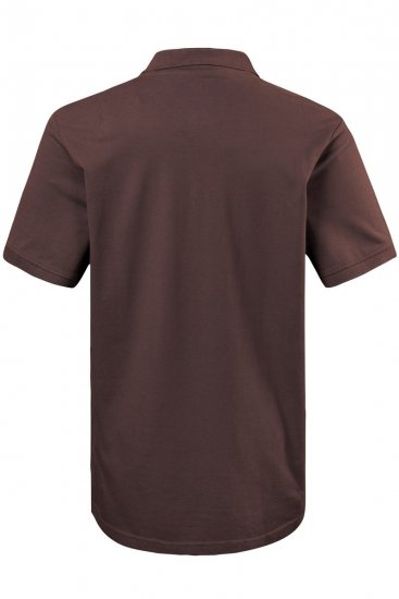 JP1880 702560 Polo Brun acajou - Polos - Polos homme grande taille
