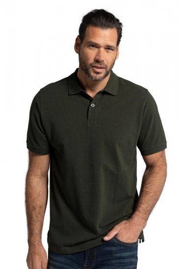 JP1880 702560 Polo Olive foncé - Polos - Polos homme grande taille